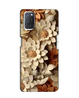 Чохол для OPPO A52 з картинкою «Бежевий флористичний декор» Чохол для OPPO A52 з картинкою «Бежевий флористичний декор»