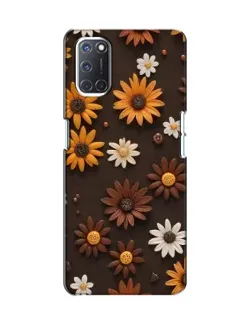 Чохол для OPPO A52 з картинкою «Візерунок з маленьких соняшників» Чохол для OPPO A52 з картинкою «Візерунок з маленьких соняшників»