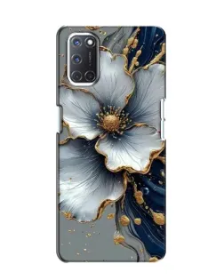 Чохол для OPPO A52 з картинкою «Біла квітка та золотий флюїд» Чохол для OPPO A52 з картинкою «Біла квітка та золотий флюїд»