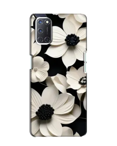 Чохол для OPPO A52 з картинкою «Об'ємні білі квіти»