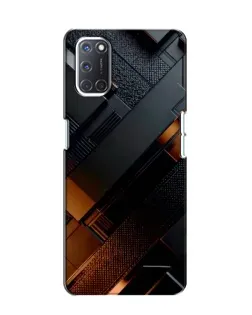 Чохол для OPPO A52 з картинкою «Чорні геометричні блоки» Чохол для OPPO A52 з картинкою «Чорні геометричні блоки»