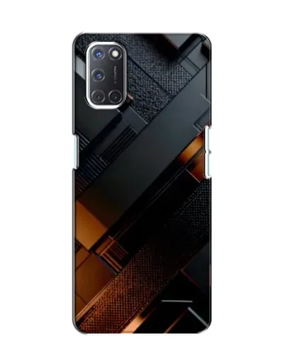 Чохол для OPPO A52 з картинкою «Чорні геометричні блоки» Чохол для OPPO A52 з картинкою «Чорні геометричні блоки»