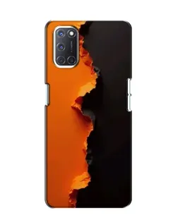 Чохол для OPPO A52 з картинкою «Помаранчевий розлом» Чохол для OPPO A52 з картинкою «Помаранчевий розлом»