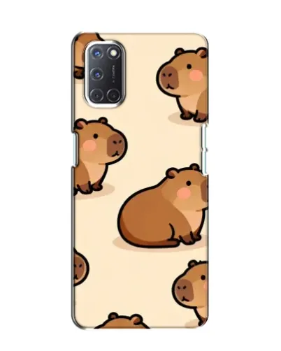 Чохол для OPPO A52 з картинкою «Паттерн милих капібар»