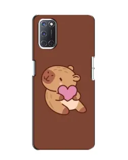 Чохол для OPPO A52 з картинкою «Капібара з серцем» Чохол для OPPO A52 з картинкою «Капібара з серцем»