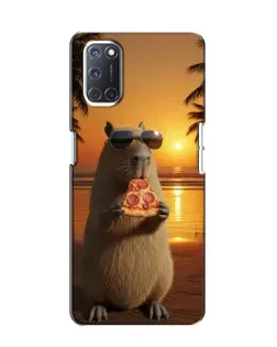 Чохол для OPPO A52 з картинкою «Капібара з піцою» Чохол для OPPO A52 з картинкою «Капібара з піцою»