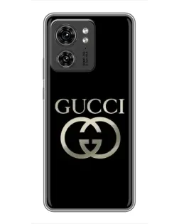 Чохол для OPPO A53 5g з картинкою «Gucci — золото на чорному»