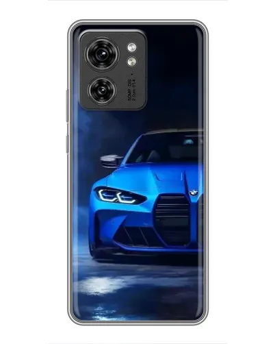 Чехол для OPPO A53 5g с картинкой «Голубая BMW M4»