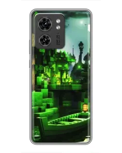 Чехол для OPPO A53 5g с картинкой «Minecraft лесной пейзаж»