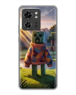 Чехол для OPPO A53 5g с картинкой «Крипер в свитере»