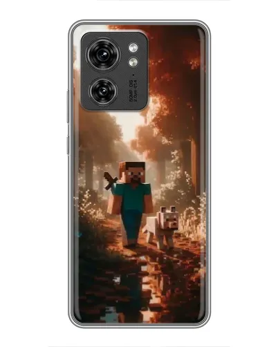 Чехол для OPPO A53 5g с картинкой «Стив в лесу» Чехол для OPPO A53 5g с картинкой «Стив в лесу»