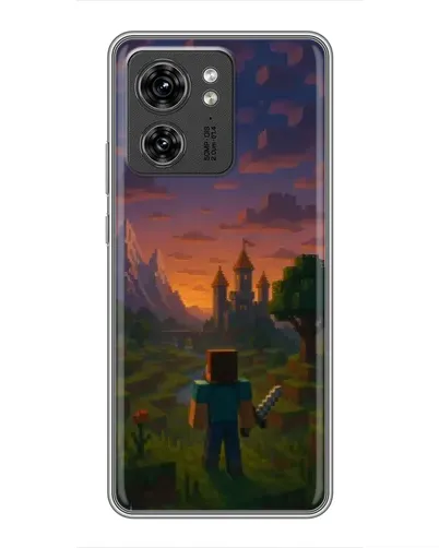 Чехол для OPPO A53 5g с картинкой «Стив у башни» Чехол для OPPO A53 5g с картинкой «Стив у башни»