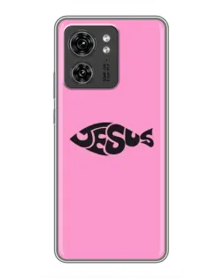 Чехол для OPPO A53 5g с картинкой «Розовый символ  Jesus»
