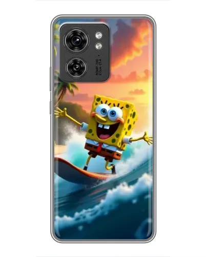 Чехол для OPPO A53 5g с картинкой «Губка Боб серфингист» Чехол для OPPO A53 5g с картинкой «Губка Боб серфингист»