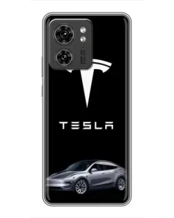 Чехол для OPPO A53 5g с картинкой «Tesla Model Y»
