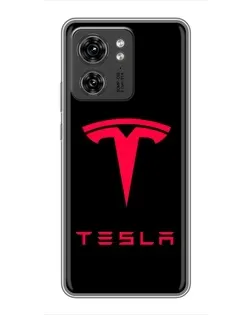 Чехол для OPPO A53 5g с картинкой «Tesla Red Logo»