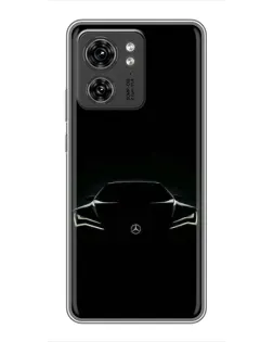 Чехол для OPPO A53 5g с картинкой «Mercedes — силуэт авто» Чехол для OPPO A53 5g с картинкой «Mercedes — силуэт авто»