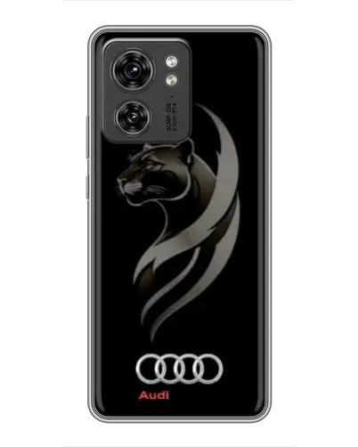 Чехол для OPPO A53 5g с картинкой «Графика — пантера и Audi»