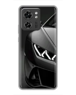 Чехол для OPPO A53 5g с картинкой «Lamborghini фары детализация»