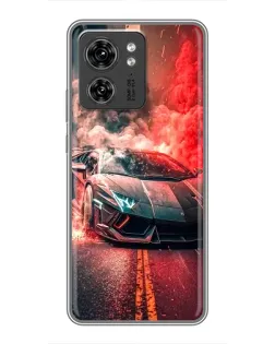 Чехол для OPPO A53 5g с картинкой «Lamborghini красный дым»
