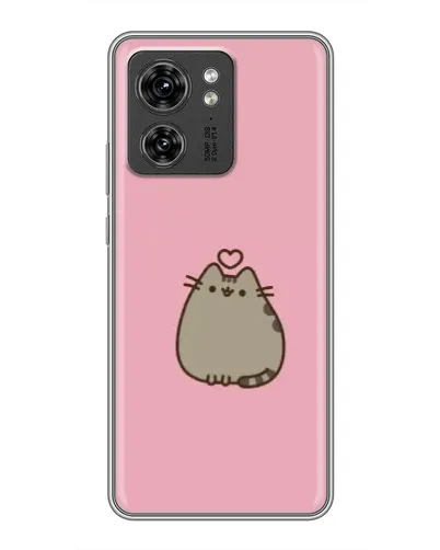 Чехол для OPPO A53 5g с картинкой «Pusheen сердце»