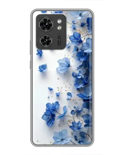 Чехол для OPPO A53 5g с картинкой «Голубой цветочный каскад»
