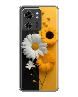 Чехол для OPPO A53 5g с картинкой «Подсолнух и ромашка»