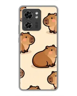 Чехол для OPPO A53 5g с картинкой «Паттерн милых капибар»