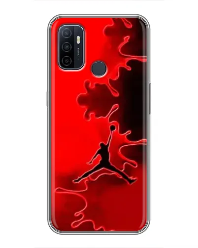 Чехол для OPPO A53 с картинкой «Jordan Red Smoke»