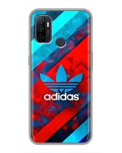Чехол для OPPO A53 с картинкой «Абстракция Adidas» Чехол для OPPO A53 с картинкой «Абстракция Adidas»