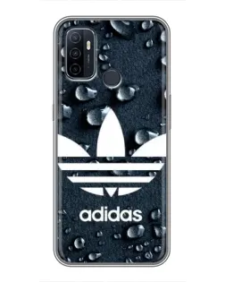 Чехол для OPPO A53 с картинкой «Adidas Trefoil Blue» Чехол для OPPO A53 с картинкой «Adidas Trefoil Blue»