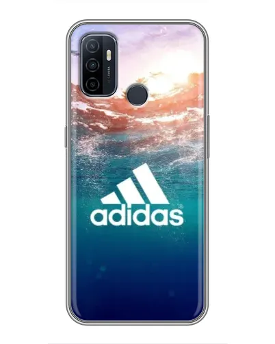 Чехол для OPPO A53 с картинкой «Океанская глубина адидас»