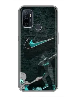 Чехол для OPPO A53 с картинкой «Спортивный арт Nike» Чехол для OPPO A53 с картинкой «Спортивный арт Nike»