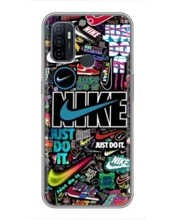 Чехол для OPPO A53 с картинкой «Яркий коллаж Nike» Чехол для OPPO A53 с картинкой «Яркий коллаж Nike»