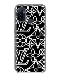 Чехол для OPPO A53 с картинкой «Черно-белый узор LV» Чехол для OPPO A53 с картинкой «Черно-белый узор LV»