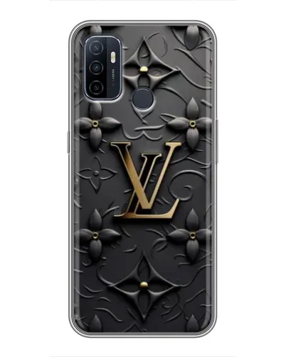 Чехол для OPPO A53 с картинкой «Кожаная текстура LV»