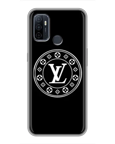 Чехол для OPPO A53 с картинкой «LV — печать стиля»