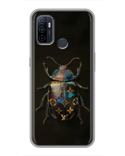 Чехол для OPPO A53 с картинкой «LV — мраморный принт»