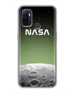 Чехол для OPPO A53 с картинкой «NASA — лунный градиент» Чехол для OPPO A53 с картинкой «NASA — лунный градиент»