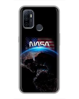 Чехол для OPPO A53 с картинкой «Земля из космоса NASA» Чехол для OPPO A53 с картинкой «Земля из космоса NASA»