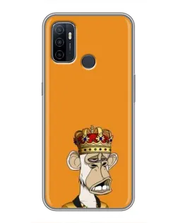 Чехол для OPPO A53 с картинкой «Золотая обезьяна Bored Ape» Чехол для OPPO A53 с картинкой «Золотая обезьяна Bored Ape»