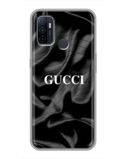 Чехол для OPPO A53 с картинкой «Gucci — шелковые волны» Чехол для OPPO A53 с картинкой «Gucci — шелковые волны»