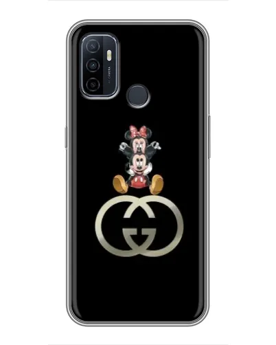 Чохол для OPPO A53 з картинкою «Мінні Маус на лого» Чохол для OPPO A53 з картинкою «Мінні Маус на лого»