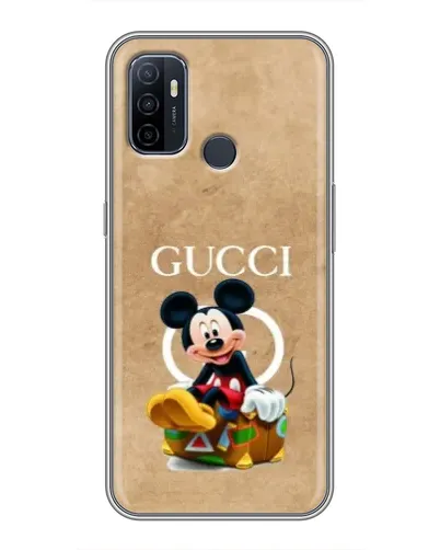 Чохол для OPPO A53 з картинкою «Міккі Маус Gucci — крафт» Чохол для OPPO A53 з картинкою «Міккі Маус Gucci — крафт»