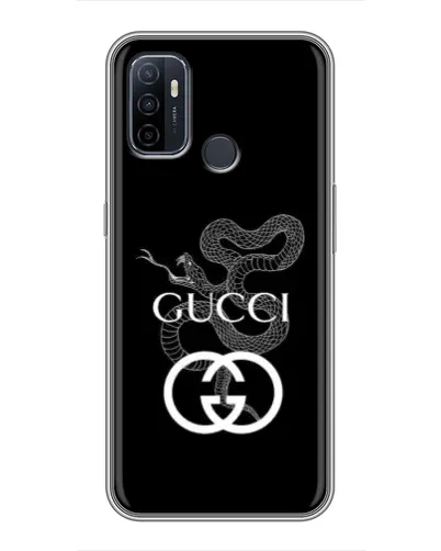 Чохол для OPPO A53 з картинкою «Gucci — срібна змія» Чохол для OPPO A53 з картинкою «Gucci — срібна змія»