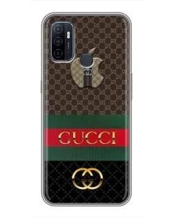 Чохол для OPPO A53 з картинкою «Gucci — брендований десерт»