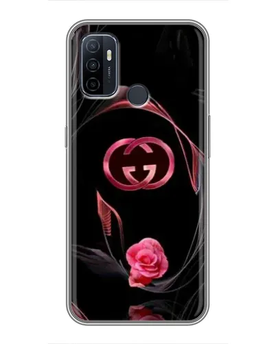 Чохол для OPPO A53 з картинкою «Gucci — неонова троянда» Чохол для OPPO A53 з картинкою «Gucci — неонова троянда»