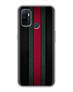 Чохол для OPPO A53 з картинкою «Gucci — неонова лінія»