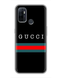 Чохол для OPPO A53 з картинкою «Gucci — червоний пояс»