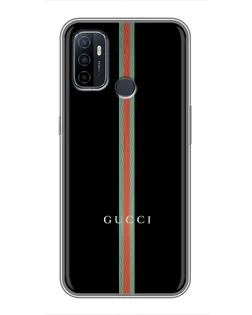 Чохол для OPPO A53 з картинкою «Gucci — строга лінія»